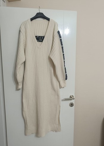 Givenchy Uzun Kollu Beyaz Triko Elbise - Görsel 6