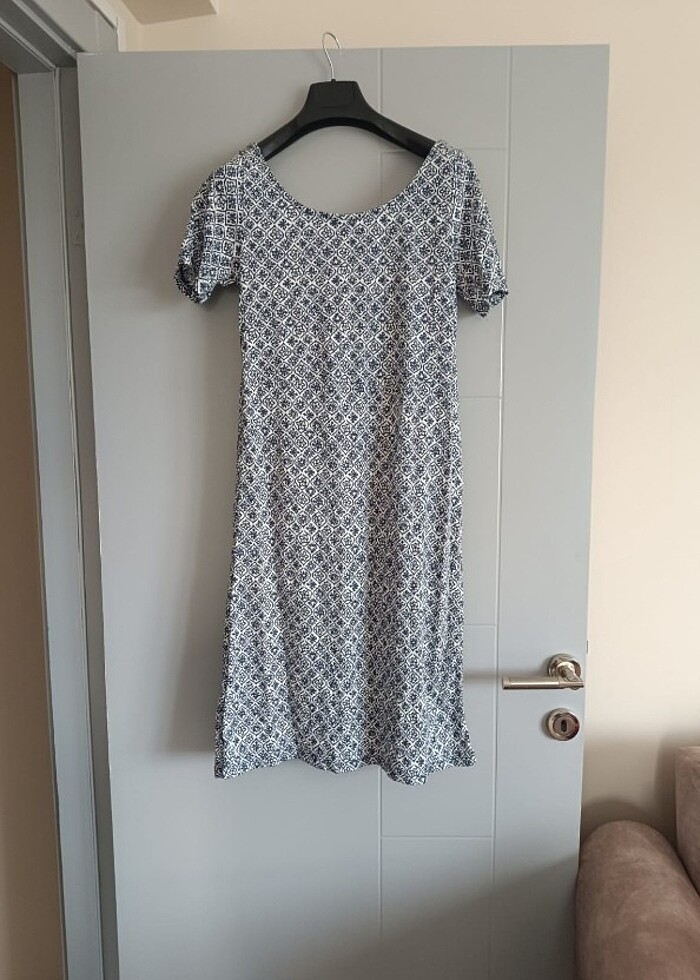 Elbise mavi - Görsel 3