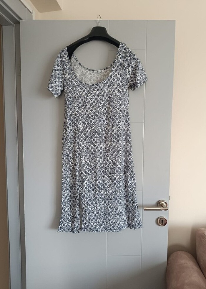 Elbise mavi - Görsel 5