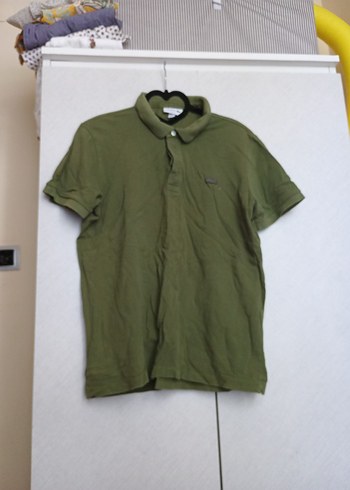 Erkek Koyu Yeşil Kısa Kollu Polo Tişört