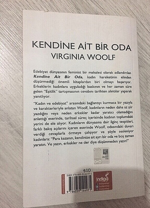 Vırgınıa woolf kendine ait bir oda - Görsel 2