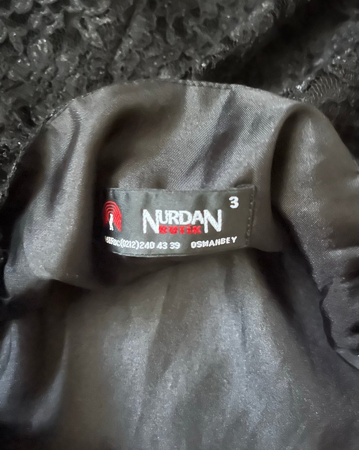 Siyah Dantel  Gösterişli Abiye Elbise - Görsel 5