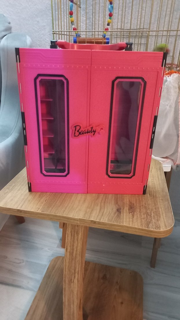 Koyu Pembe Çocuk Dolabı - Görsel 2