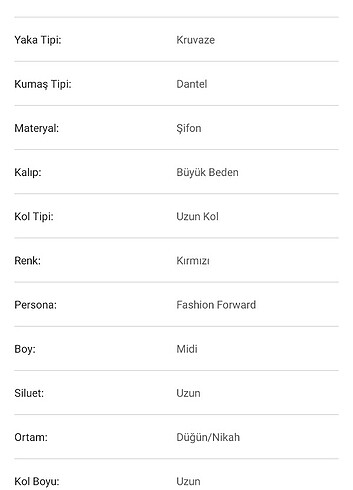 Kırmızı büyük beden - Görsel 7