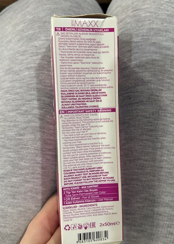 Maxxx Deluxe Yarı Kalıcı Saç Boyası - Rosa - Görsel 2