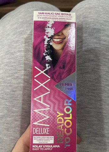 Maxxx Deluxe Yarı Kalıcı Saç Boyası - Rosa - Görsel 4