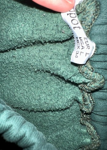 Kadın Yeşil Baskılı Rahat Eşofman Altı - Görsel 4