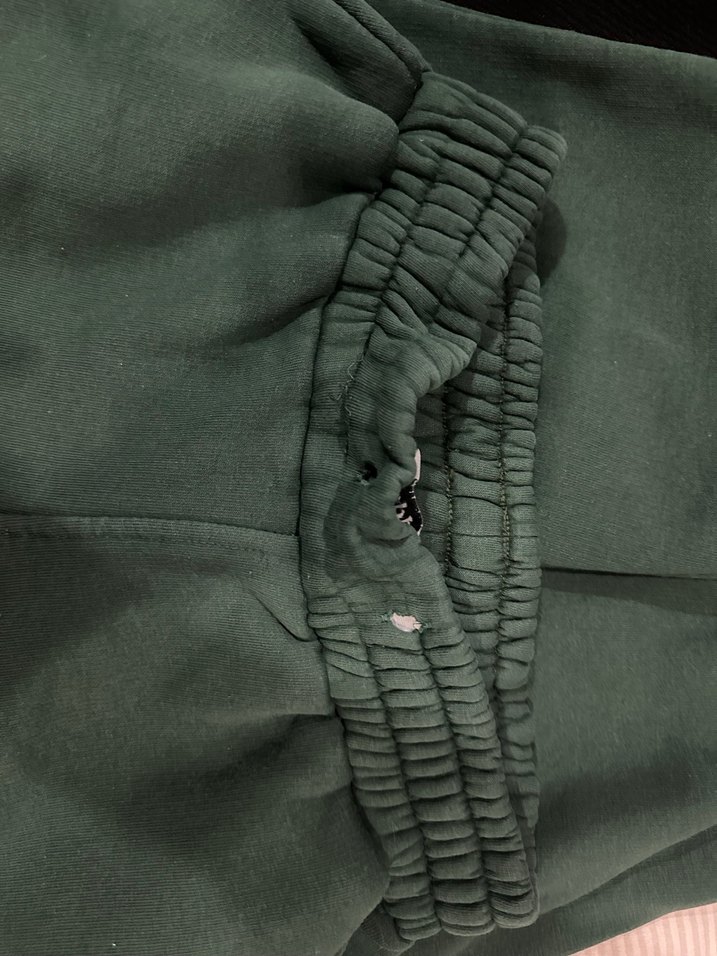 Kadın Yeşil Baskılı Rahat Eşofman Altı - Görsel 3