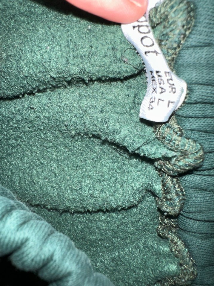 Kadın Yeşil Baskılı Rahat Eşofman Altı - Görsel 4