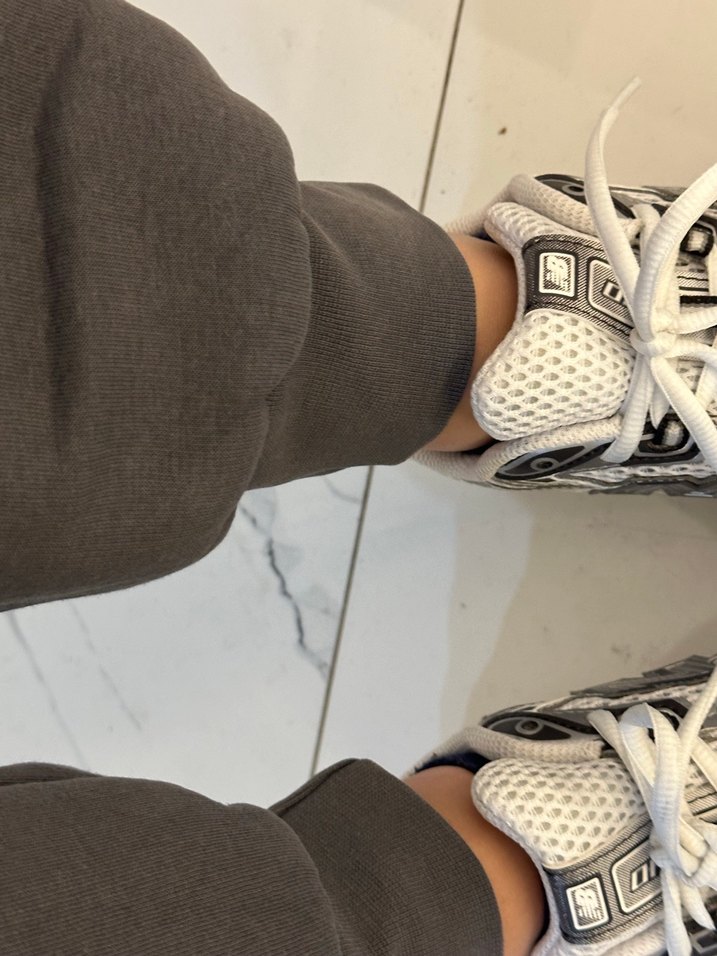 Gri Rahat Kesim Kadın Eşofman Altı - Görsel 4