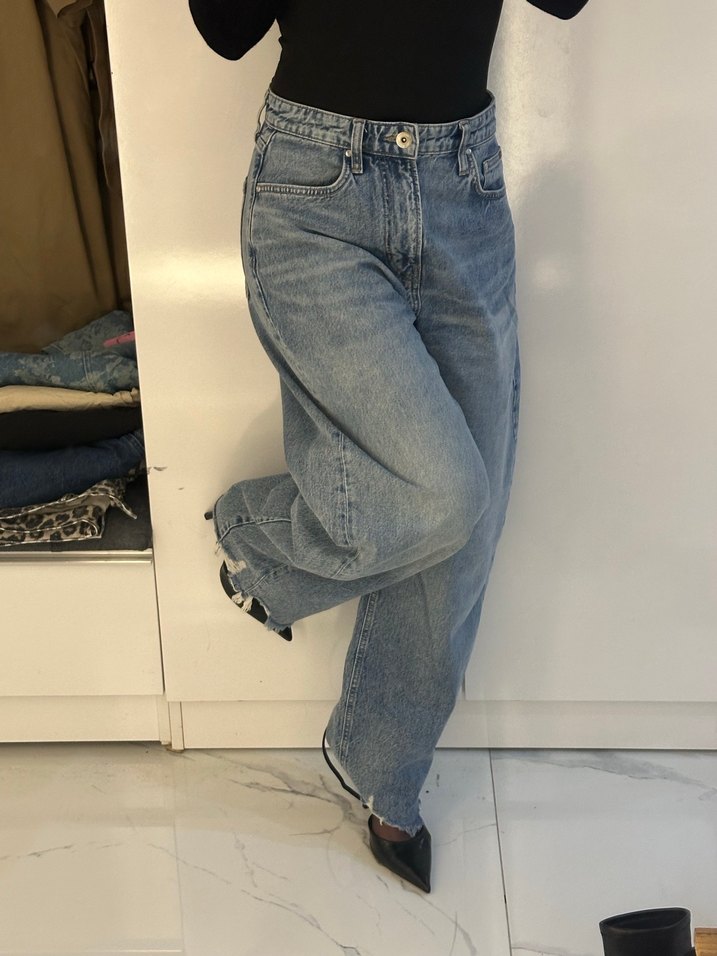 MAVI Fuji Mid Rise Baggy Jean - Görsel 2