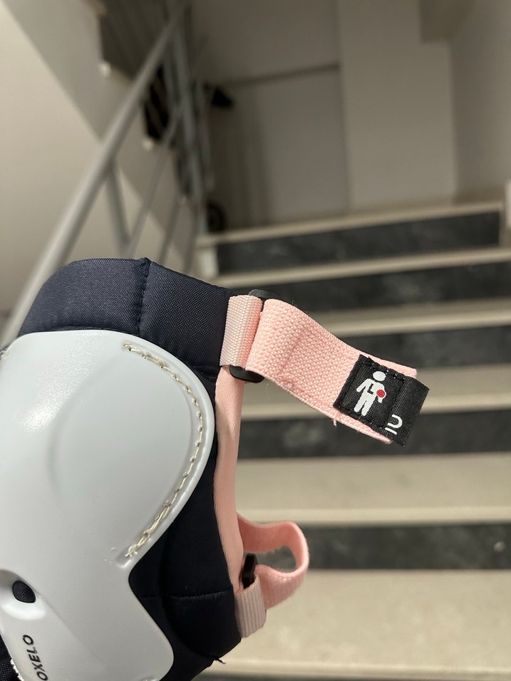 Kız Çocuk bisiklet toz pembe Koruyucu Set - Görsel 5