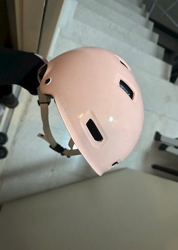Pastel Pembe Cocuk Kask - Görsel 3