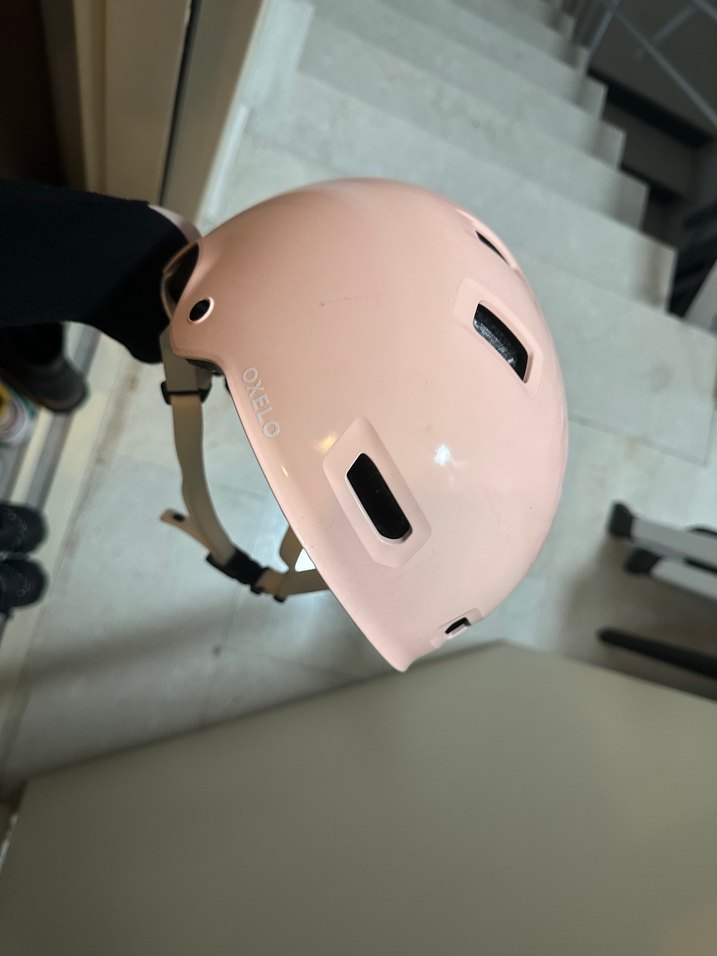Pastel Pembe Cocuk Kask - Görsel 3