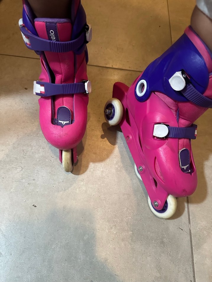 Kiz cocuk  Paten, Tokalı, Pembe - Görsel 4