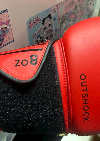 Deri Kırmızı Erkek Boks Eldiveni 8oz - Görsel 2