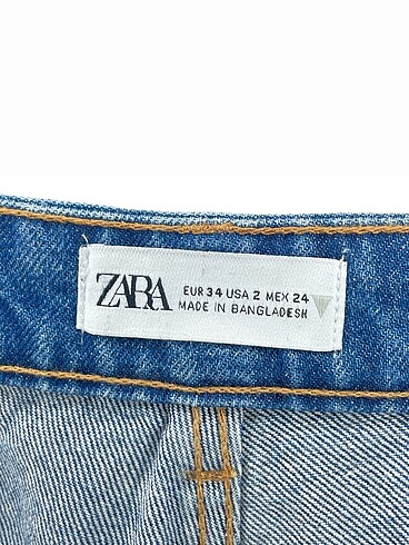34 Beden mavi Renk Zara Jean / Kot %70 İndirimli.