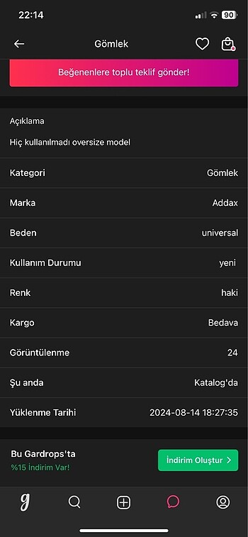 Addax Özel ilan
