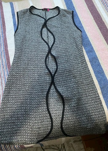 Gri Örgü etekli takım - Görsel 6