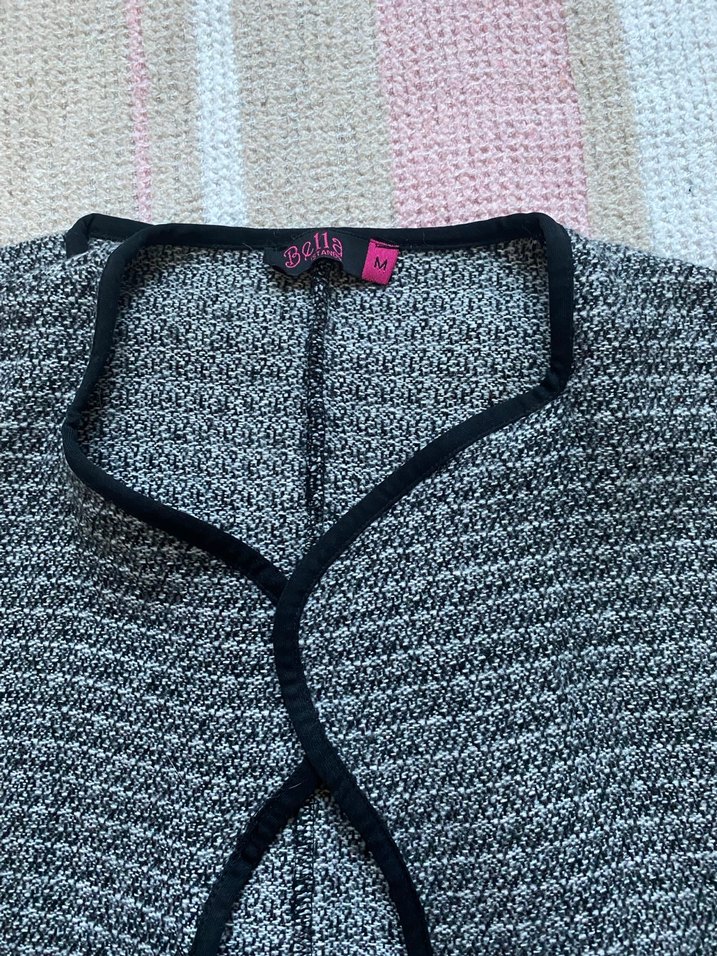 Gri Örgü etekli takım - Görsel 5