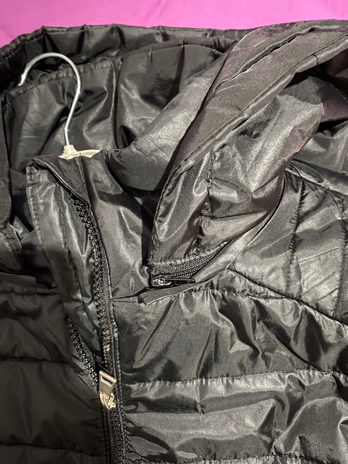 Siyah Fermuarlı Kadın Mont - Görsel 3