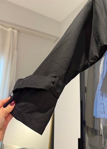Suud Collection Kadın Kemerli Uzun Gri Trençkot