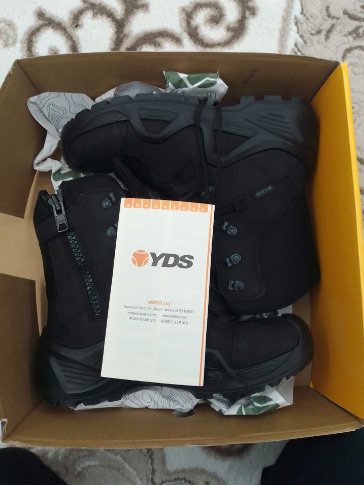 Siyah Bağcıklı  Erkek Botları - Görsel 2