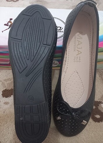 37 Beden siyah Renk 38 numara babet