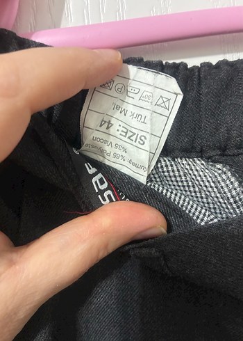 İlk okul pantolonu koyu gri beli lastikli - Görsel 4