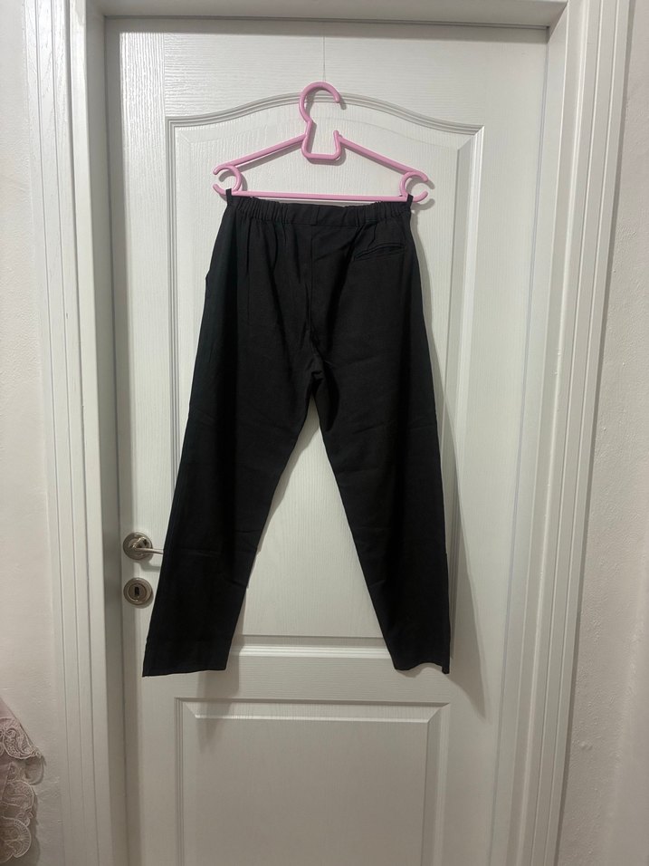 İlk okul pantolonu koyu gri beli lastikli - Görsel 2