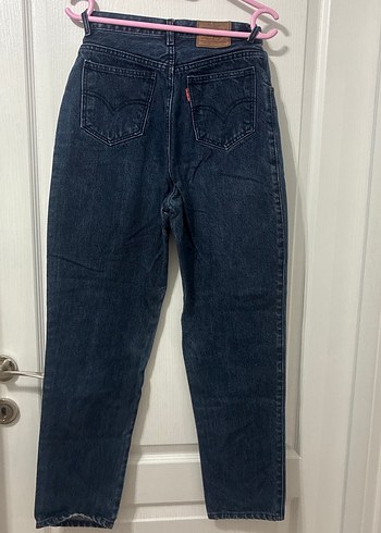 Lacivert Midi Denim Kadın Jean - Görsel 2