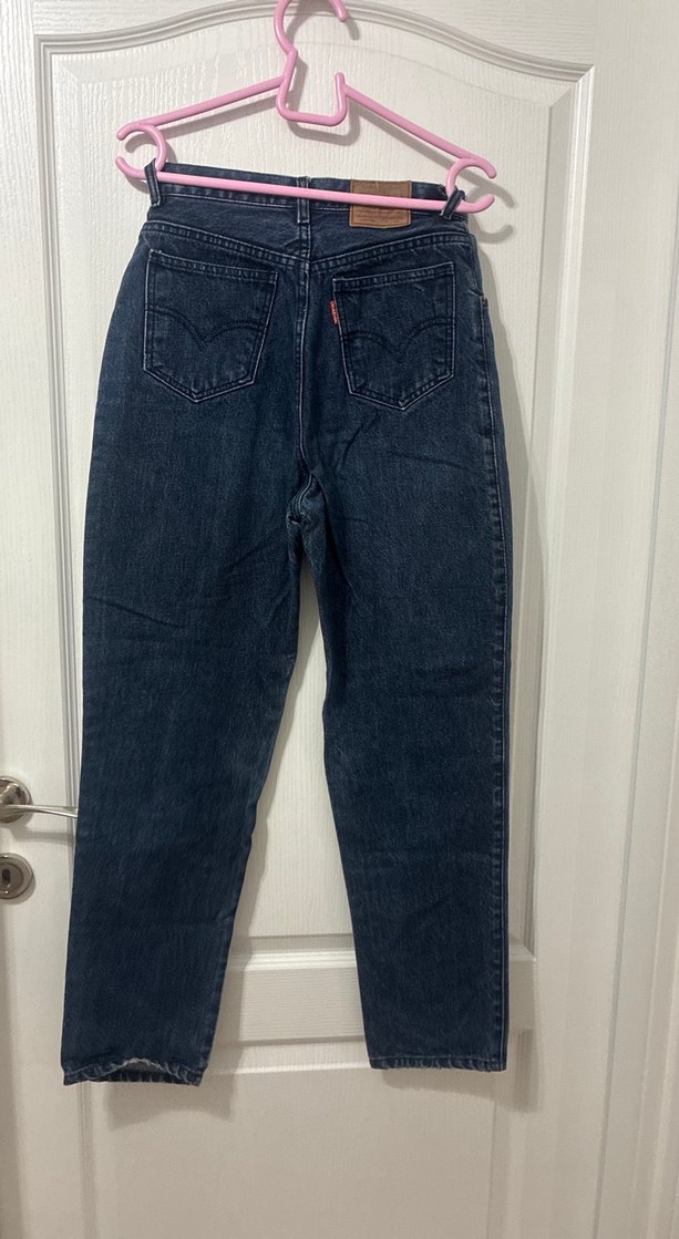 Lacivert Midi Denim Kadın Jean - Görsel 2