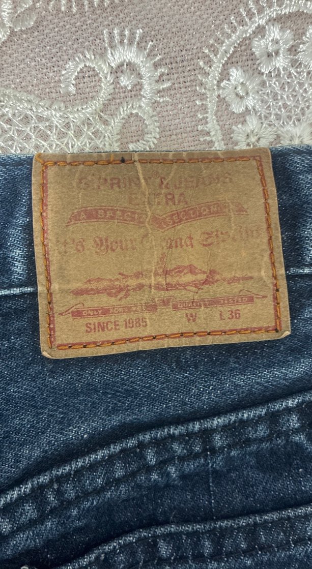 Lacivert Midi Denim Kadın Jean - Görsel 3