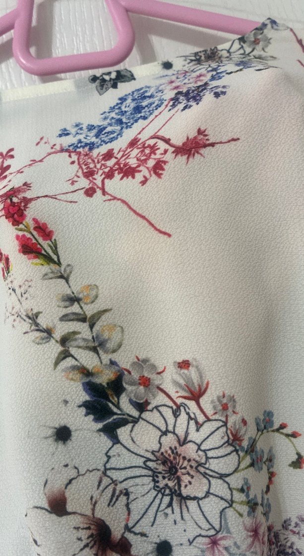 Çiçek Desenli  Uzun Kollu Bluz - Görsel 4