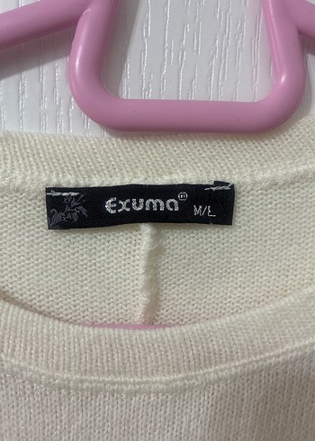 Kadın Beyaz Keten Midi Triko Elbise - Görsel 2