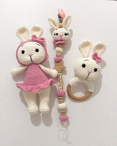 Amigurumi 3 lü set