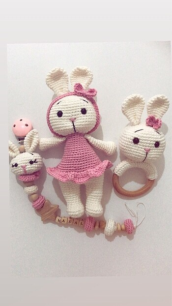 Amigurumi 3 lü set