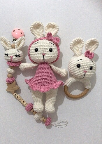 Beden Amigurumi 3 lü set