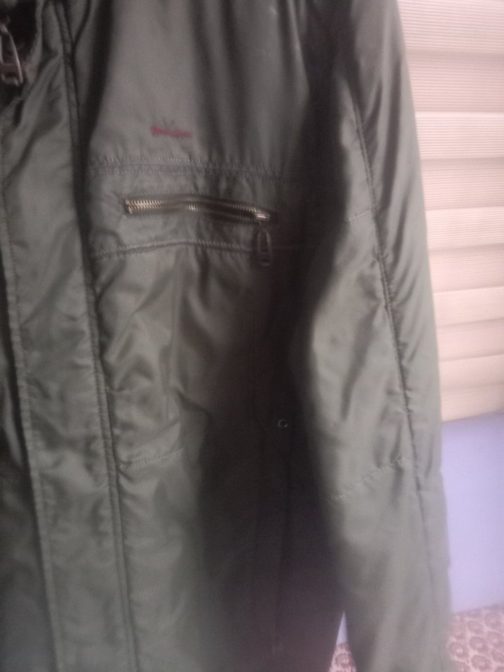 Gri Erkek Fermuarlı Sokak Stili Ceket - Görsel 3