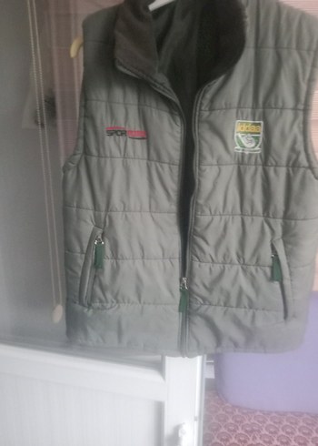 Gri Fermuarlı Erkek Yelek - Görsel 3