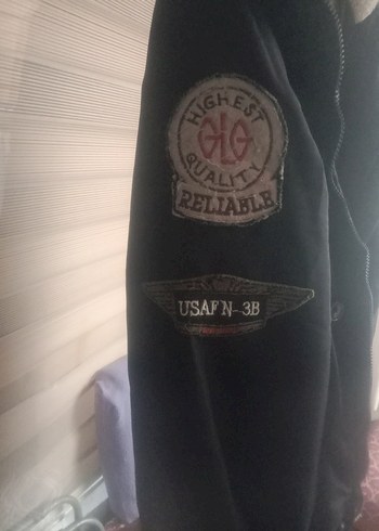 Düğmeli Siyah Deri Erkek Ceket - Görsel 4