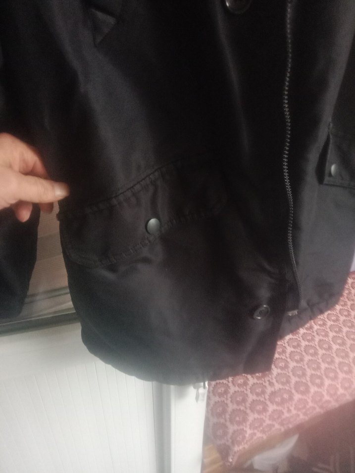 Düğmeli Siyah Deri Erkek Ceket - Görsel 3