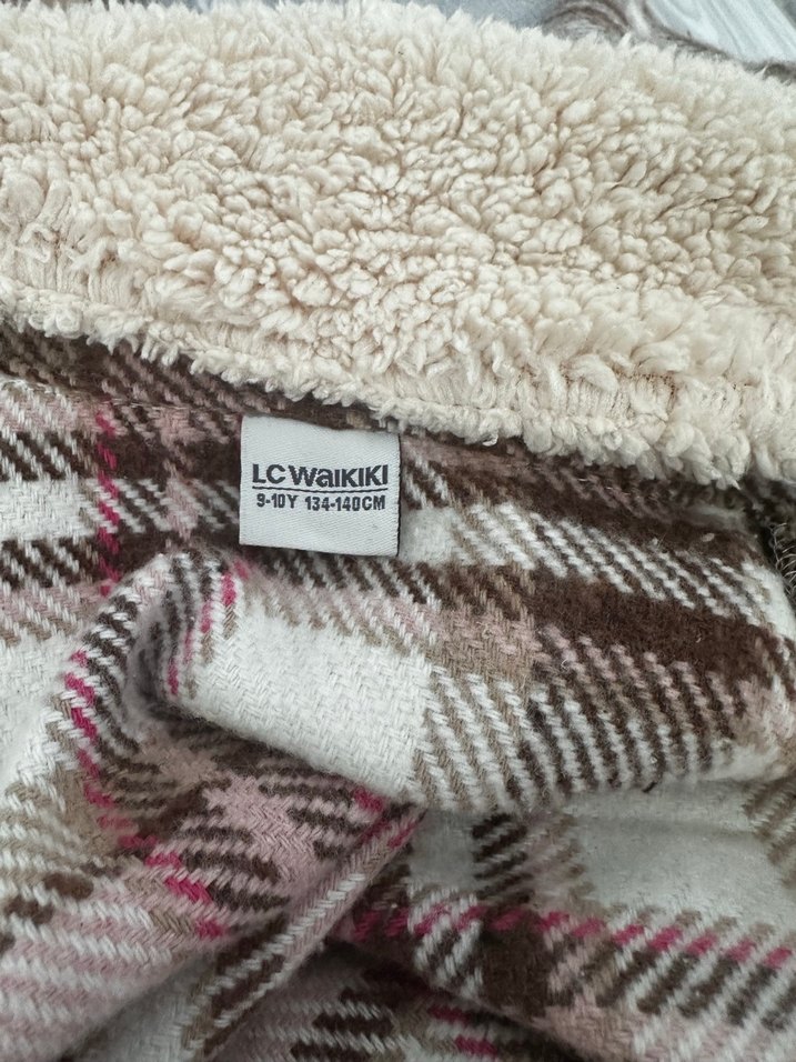 Düğmeli Yün Gömlek, Kahverengi, Rahat Kesim - Görsel 5