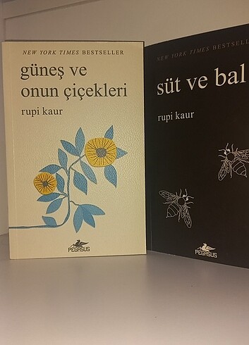 Rupi kaur süt ve bal ve güneş ve onun çiçekleri kitaplari