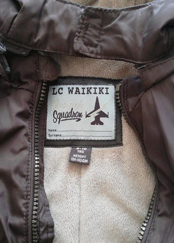 Kahverengi Kapüşonlu Fermuarlı Erkek Çocuk Mont - Görsel 3