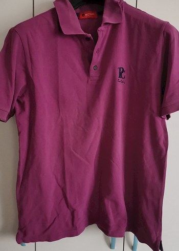 Erkek Mor Polo Yaka Tişört - Görsel 2