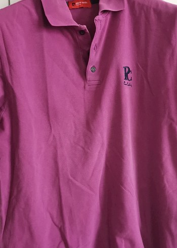 Erkek Mor Polo Yaka Tişört - Görsel 6