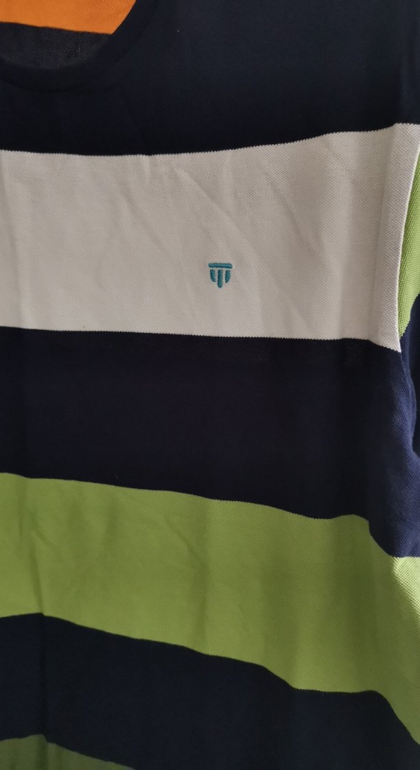 Renkli Çizgili Erkek Polo Tişört - Görsel 3