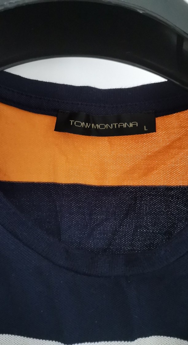 Renkli Çizgili Erkek Polo Tişört - Görsel 5