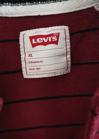 Bordo Çizgili Erkek Polo Tişört - Görsel 5